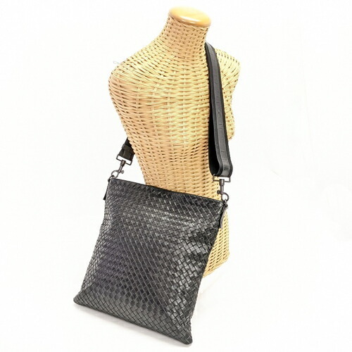 Bottega Veneta Shoulder Bag Leather Black
